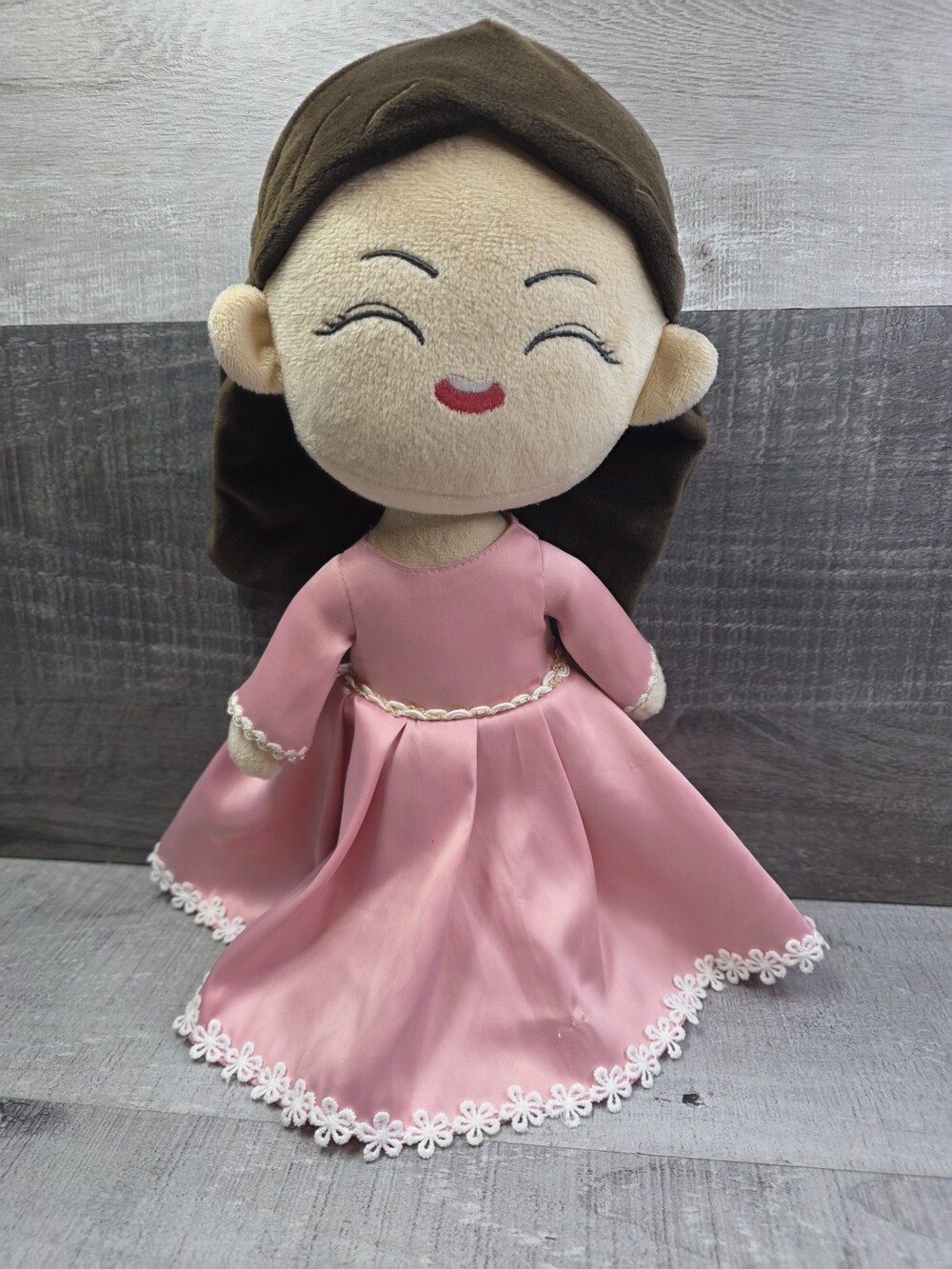 Mommy Yasmin Hilalful Quran Doll Fair Skin Plush Love For Muslim Doll b111